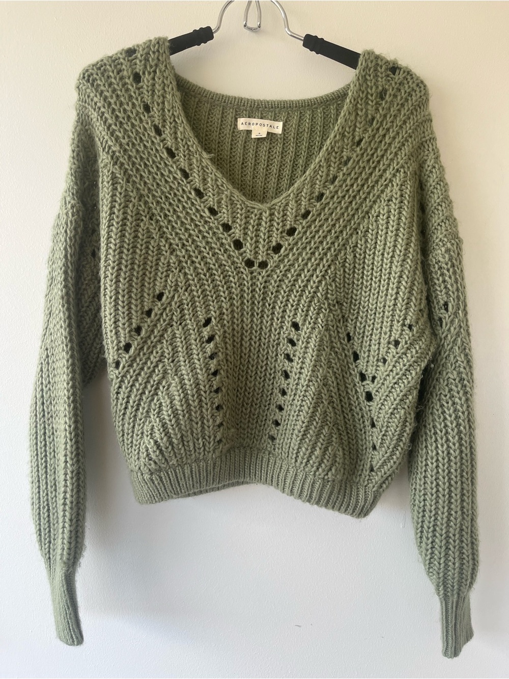 Aeropostale chunky cropped sweater